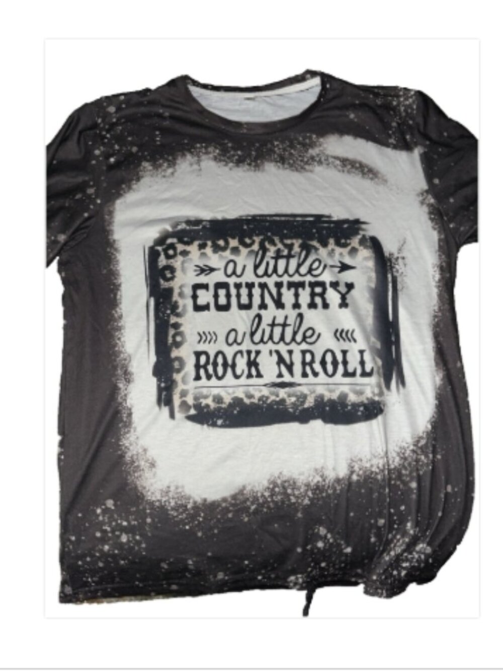 🤠🎸 A Little Country A Little Rock N Roll Graphic Tee XL 🎸🤠